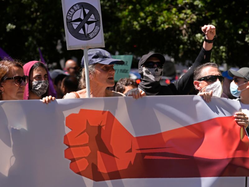 NATO PROTEST