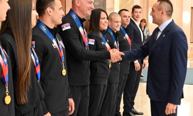 VULIN PRIMIO SPORTISTE MUP-A OSVAJAČE MEDALJA U ROTERDAMU