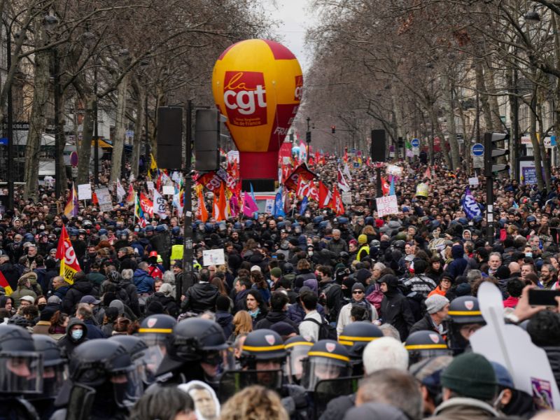 francuska protest