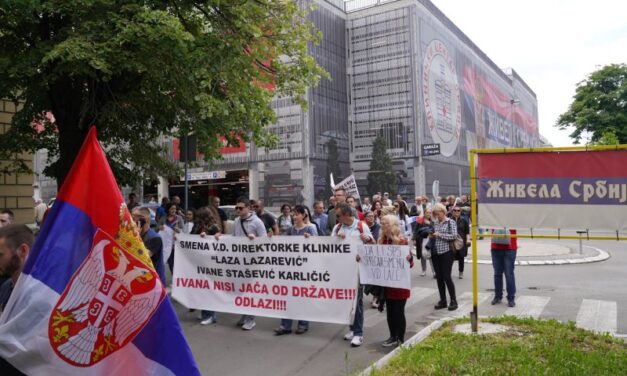 RADNICI KLINIKE “LAZA LAZAREVIĆ” PREDALI ZAHTEV VLADI ZA RAZREŠENJE VD DIREKTORA