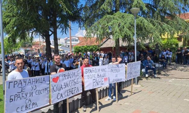U GRAČANICI VELIKI SKUP PODRŠKE SRBIMA SA SEVERA KIM