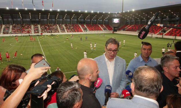 VUČIĆ: MOŽEMO DA NAPRAVIMO STADIONE ISTE I BOLJE NEGO U EVROPI